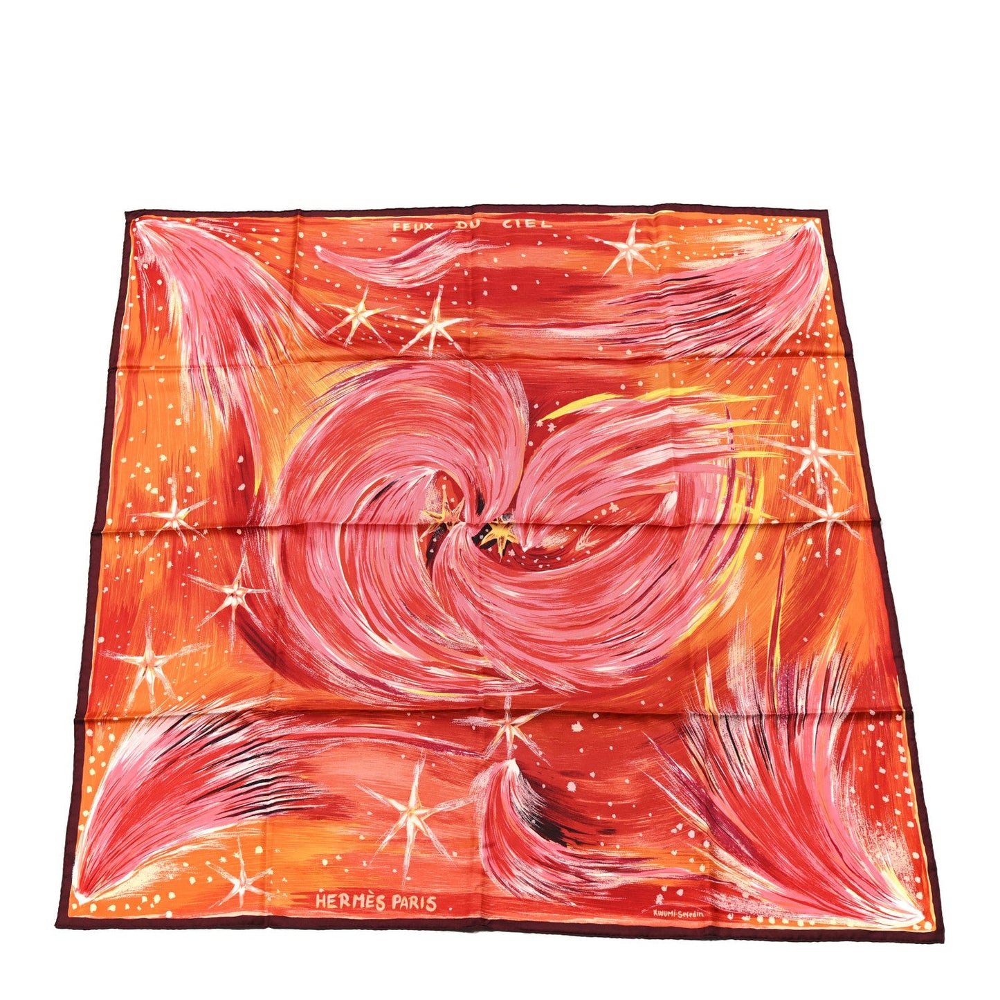Silk Feux Du Ciel Scarf 90