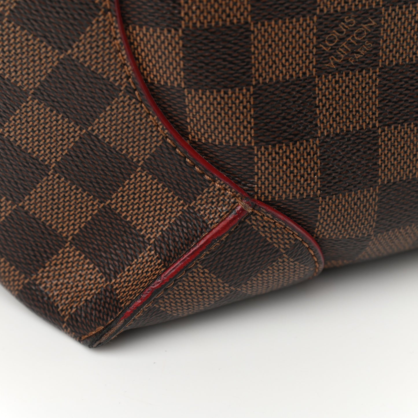 Damier Ebene Caissa Hobo Cherry