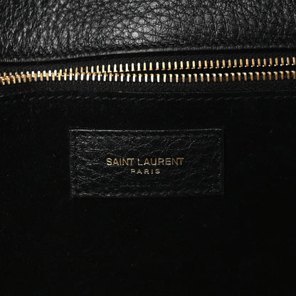 Saint Laurent Smooth Calfskin Le 5 A 7 Bea Tote Black 5 of 8