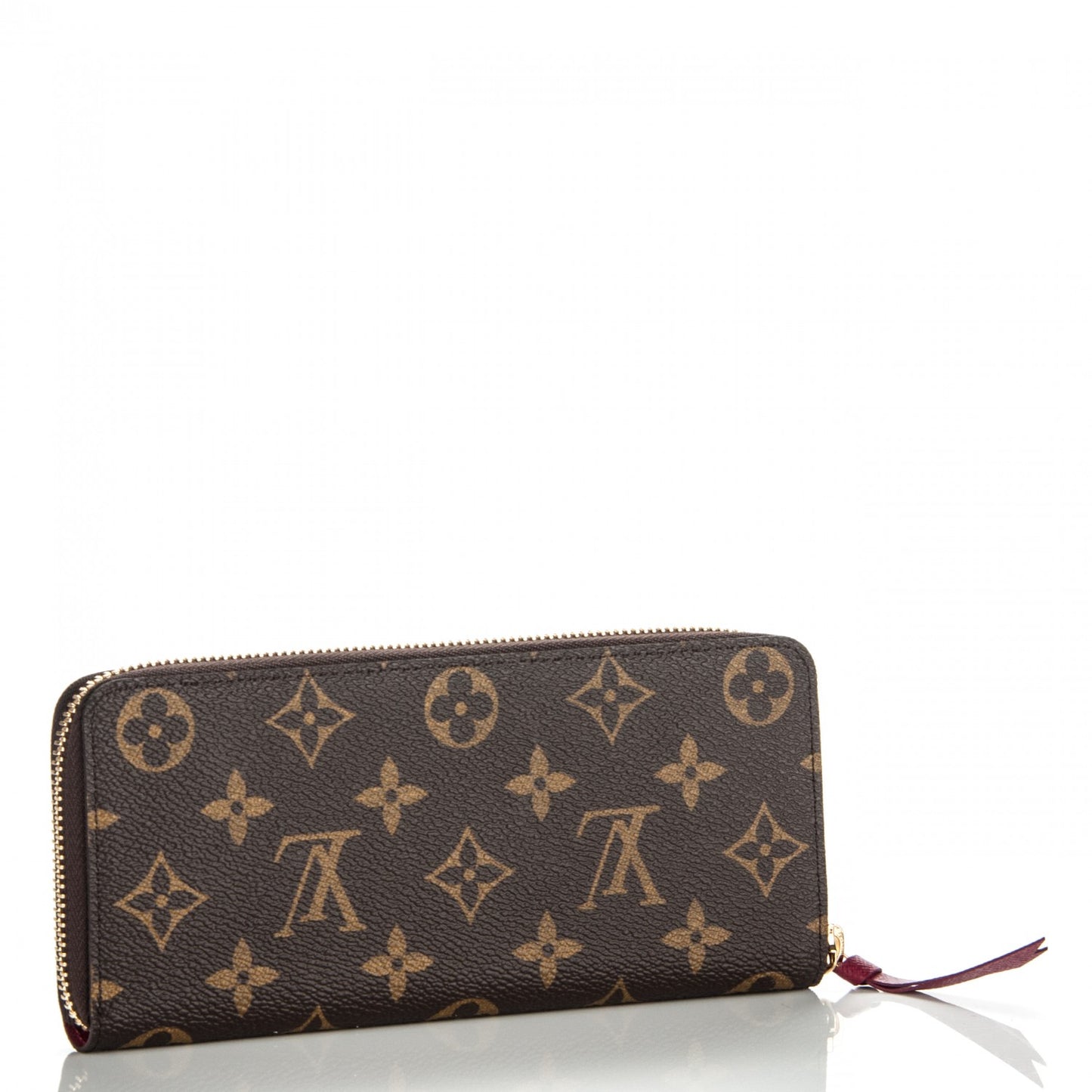 Monogram Clemence Wallet Fuchsia