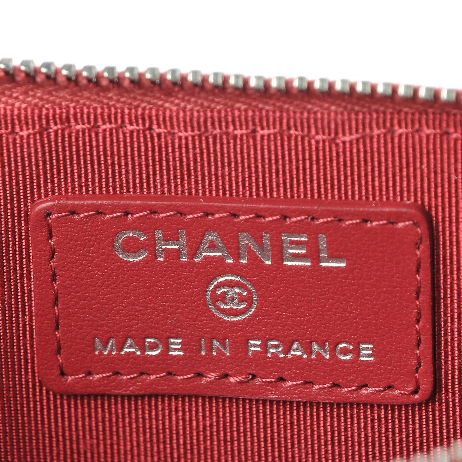 Chanel Caviar Quilted Classic Flat Wallet Pouch Pink 6 of 8