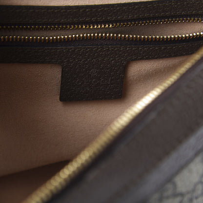 Gucci GG Supreme Monogram Web Small Ophidia Top Handle Shoulder Bag Brown 7 of 12