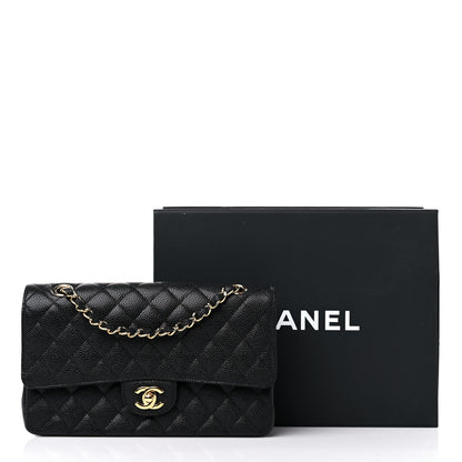 Chanel Caviar Quilted Medium Double Flap Black 9 of 9