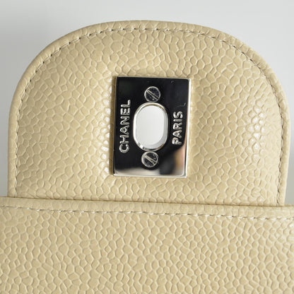 Chanel Caviar Jumbo Double Flap Beige Clair 8 of 9