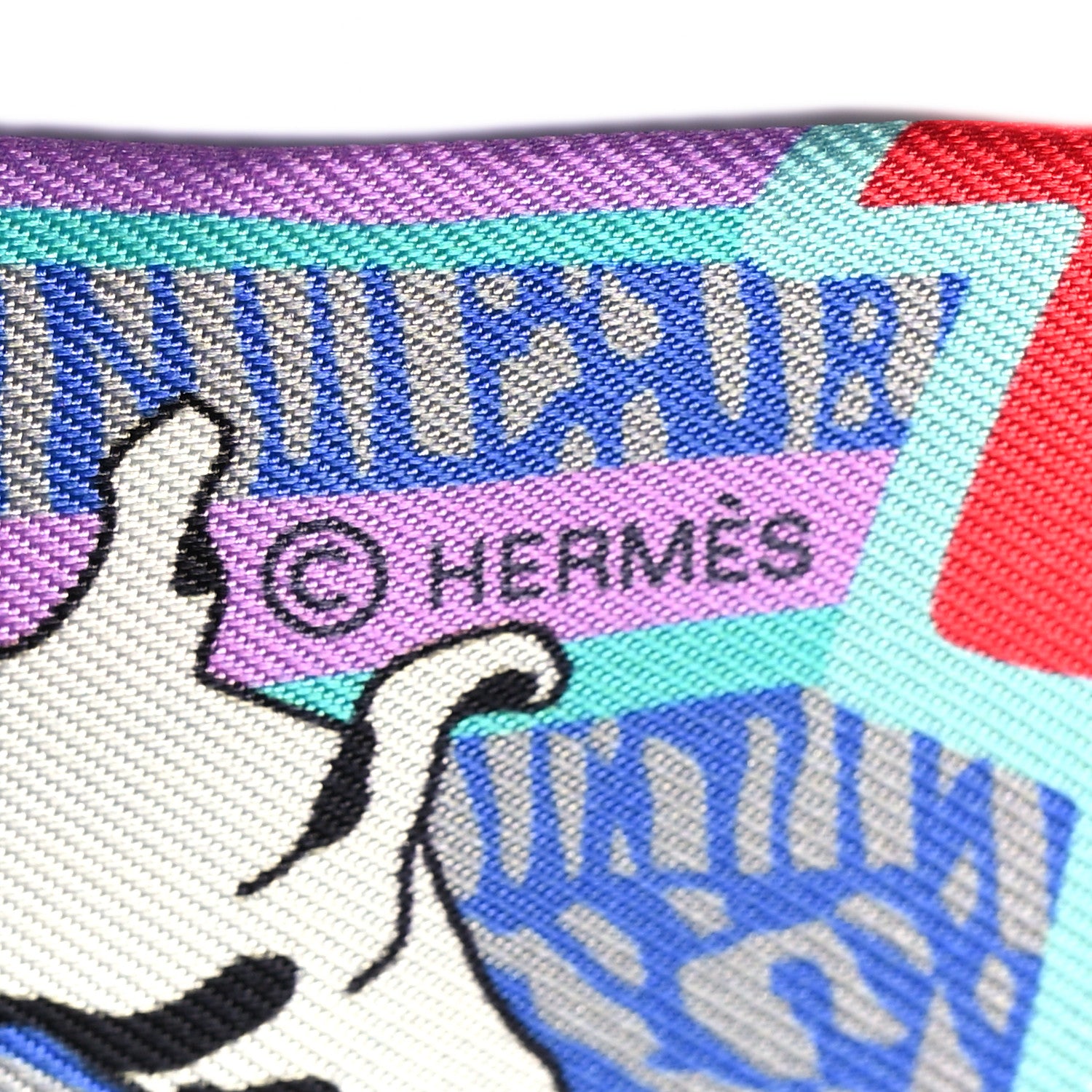 Hermes Silk En Liberte Twilly Vert Cyclamen Multicolor 4 of 4