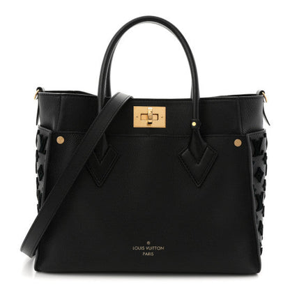 Louis Vuitton Calfskin Monogram Tufting On My Side  Black 1 of 9