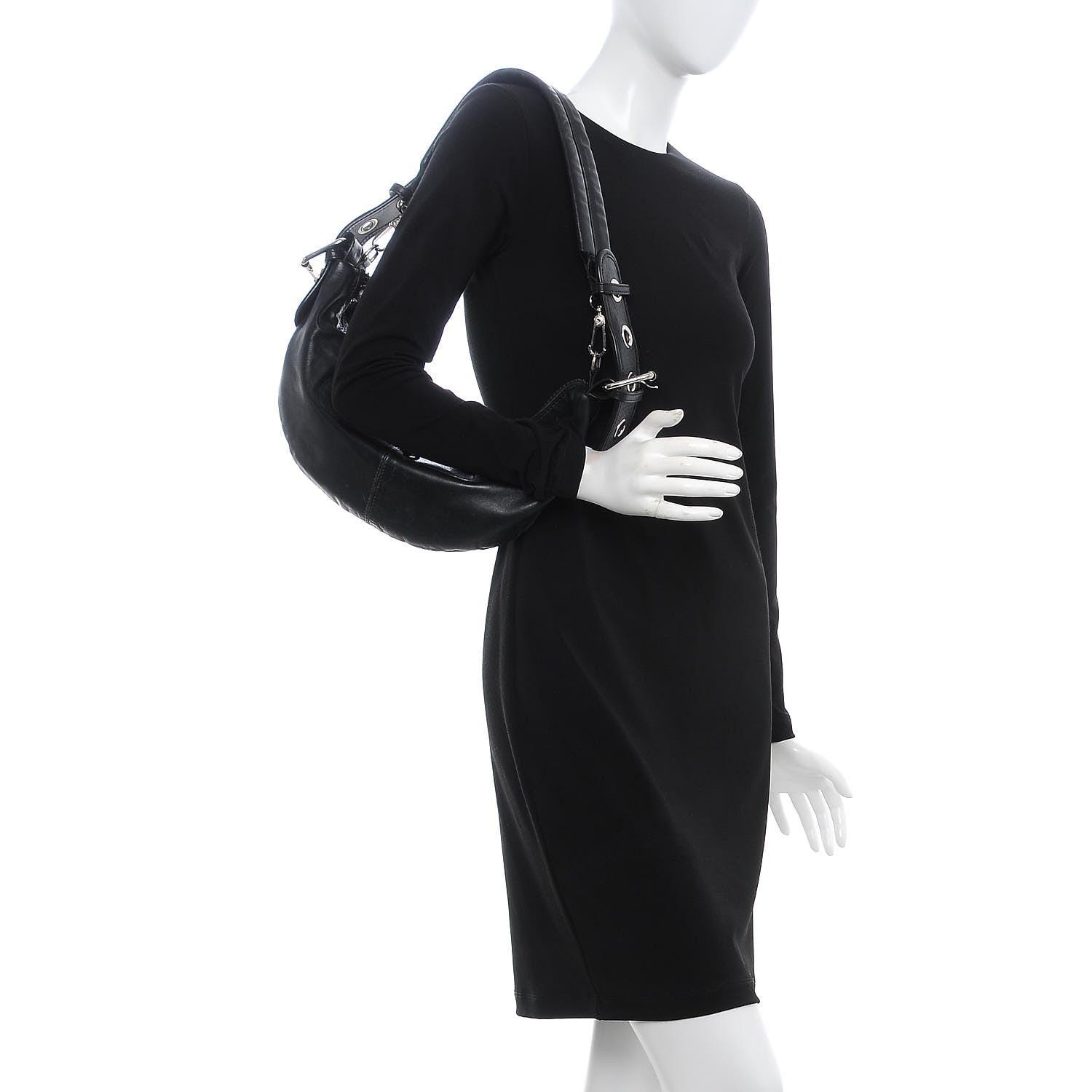 Chloe Calfskin Shoulder Bag Black 2 of 9