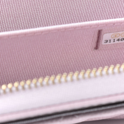 Chanel Caviar Quilted Zip Coin Purse Light Pink 7 of 8
