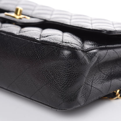 Chanel Caviar Quilted Medium Double Flap Black 9 of 22