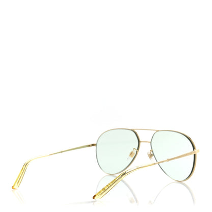 Gucci Metal Aviator Sunglasses GG0356S Gold 4 of 7