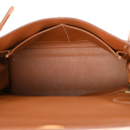 Hermes Togo Kelly Retourne 28 Gold 5 of 12