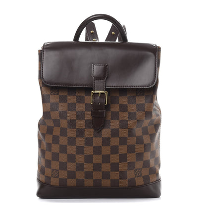 Louis Vuitton Damier Ebene Soho Backpack 1 of 13