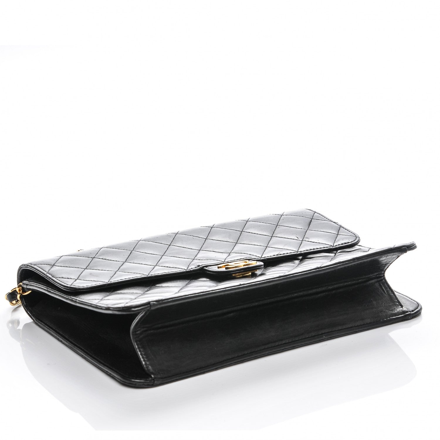 Chanel Lambskin Quilted Medium Single Flap Black 4 of 7