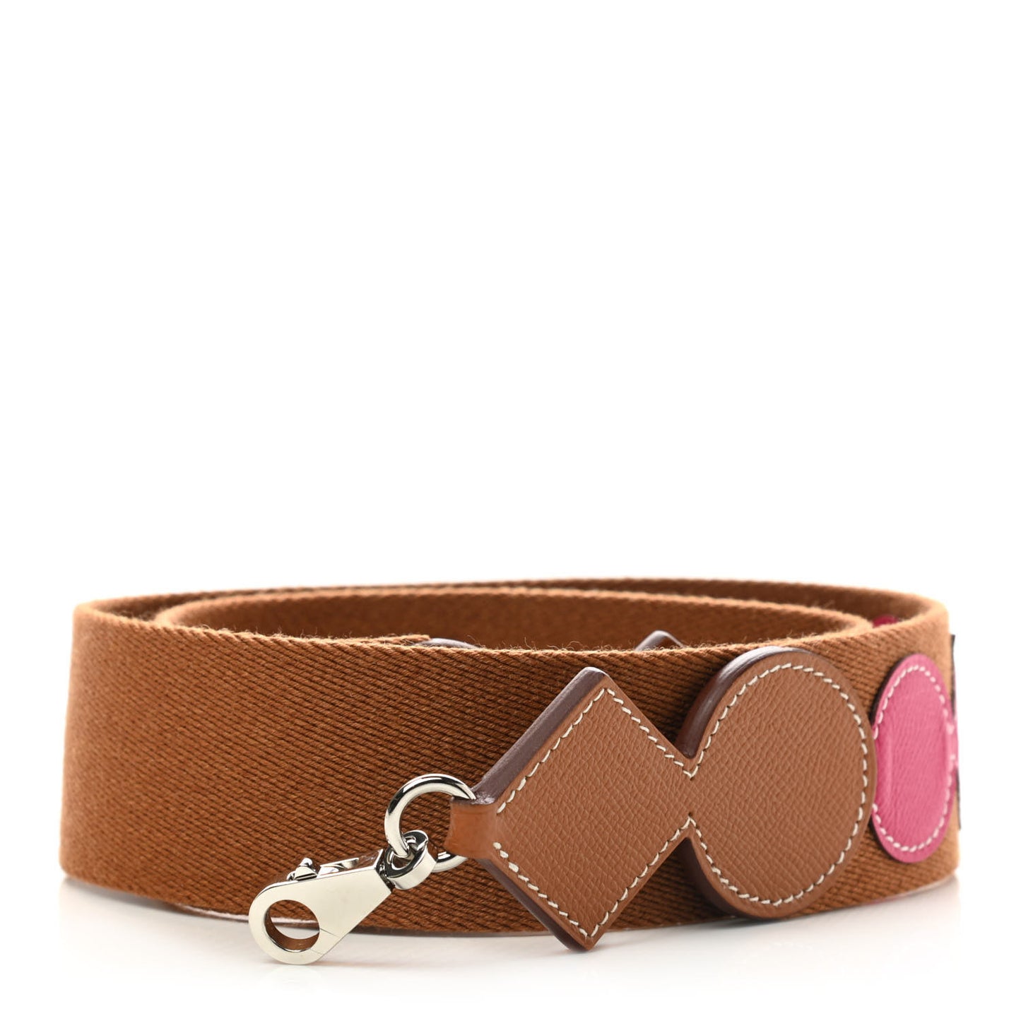 Toile Epsom Shoulder Strap Gold