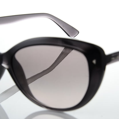 Prada Cat Eye Sunglasses SPR 16S Black Grey 6 of 6