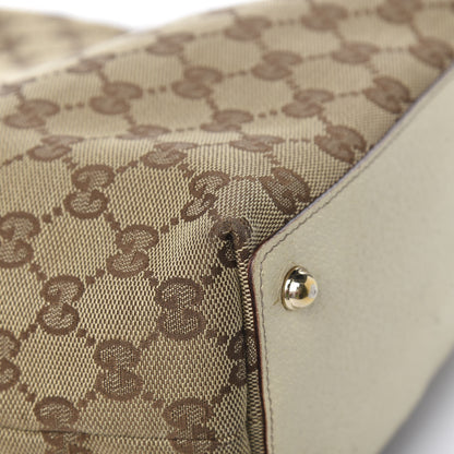 Gucci Monogram Small Eclipse Tote Off White 11 of 14