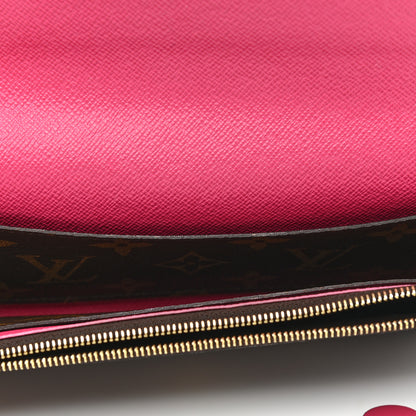 Louis Vuitton Monogram Bloom Flower Emilie Wallet 5 of 7