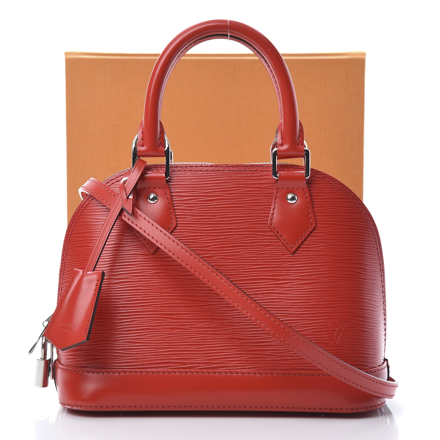 Louis Vuitton Epi Alma BB Coquelicot 14 of 14