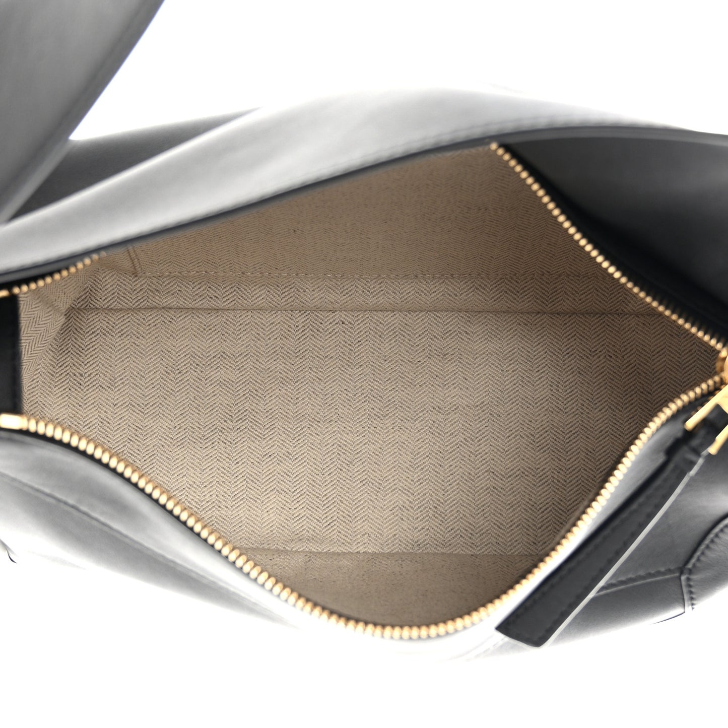 Calfskin Puzzle Hobo Black