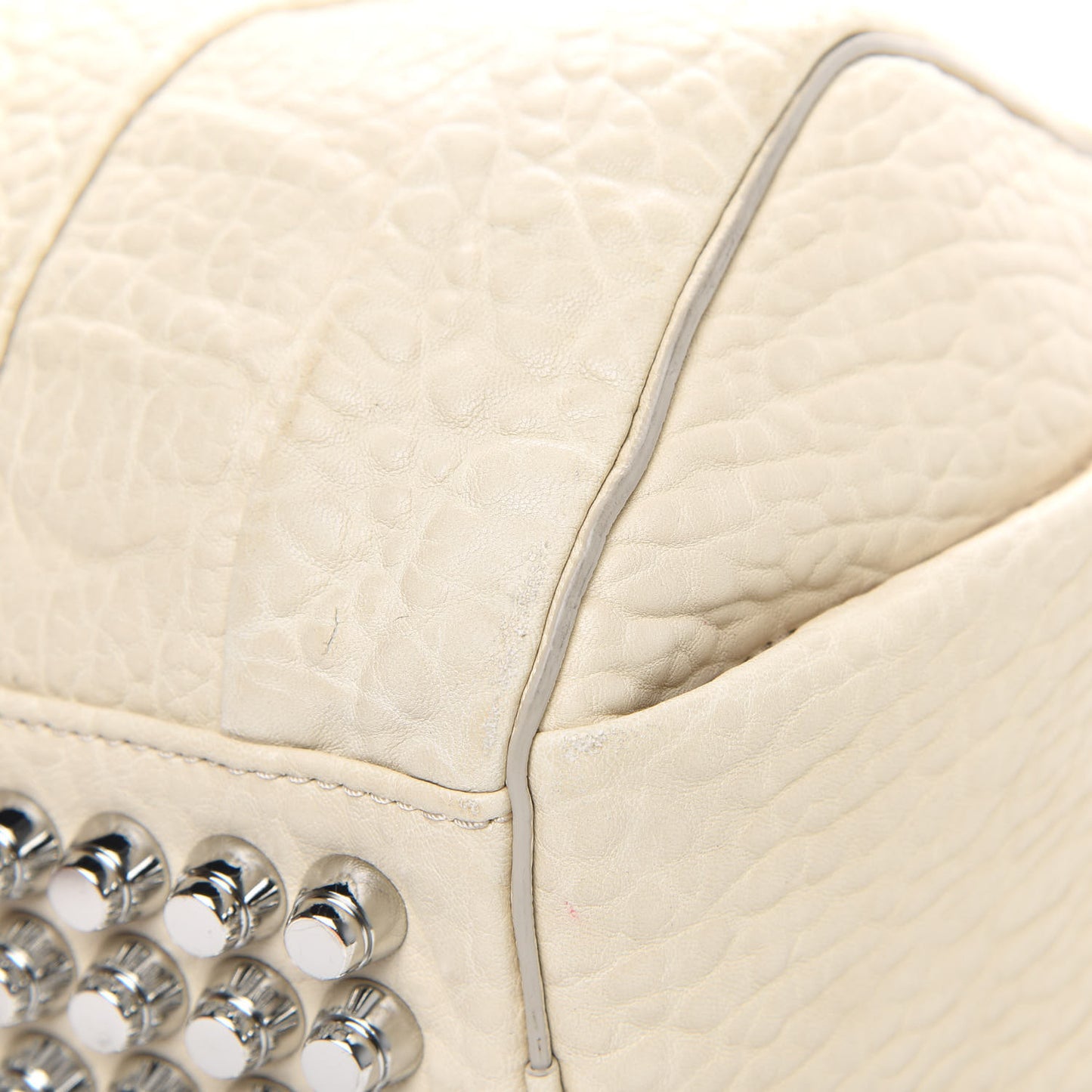 Pebbled Lambskin Rockie Dune Silver Hardware