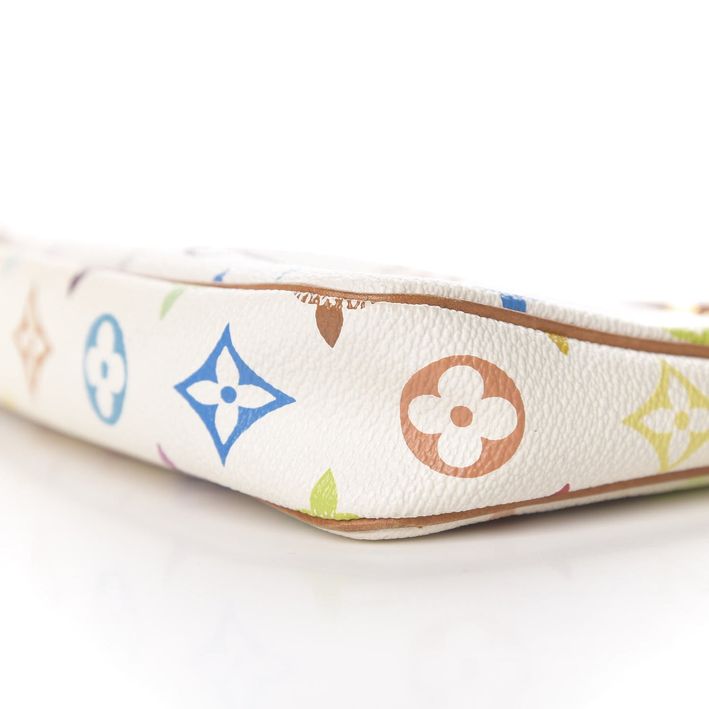 Monogram Multicolor Pochette Accessories White