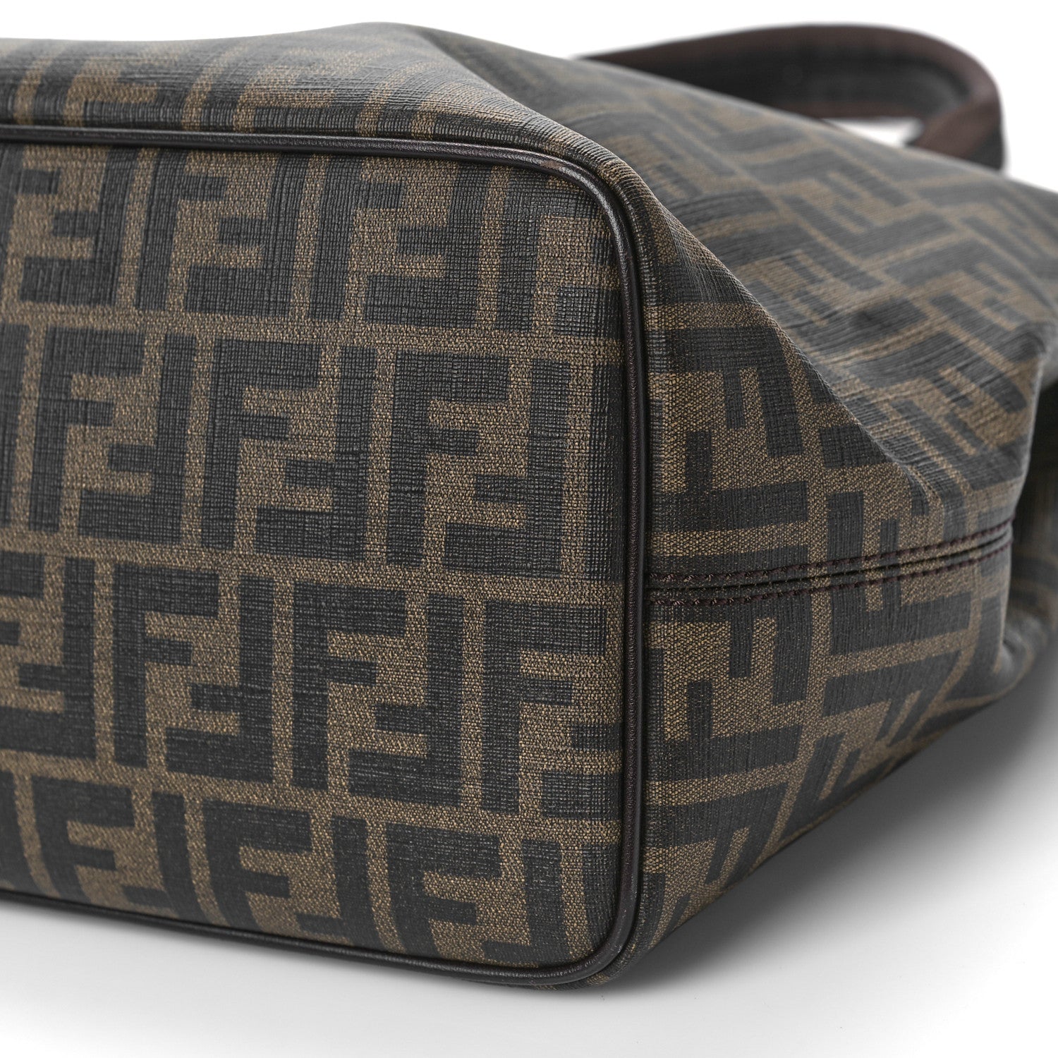 Fendi Zucca Spalmati Large Tote Tobacco 8 of 8