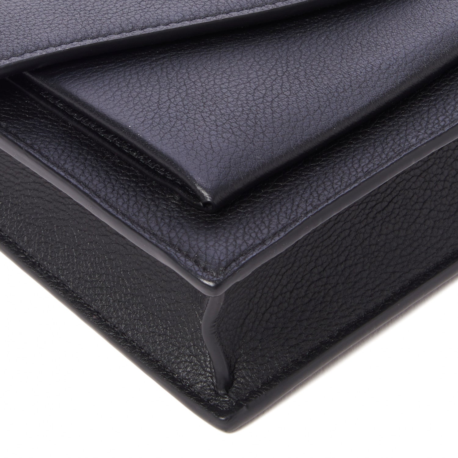 Louis Vuitton Soft Calfskin My Lockme Chain Pochette Black 6 of 8