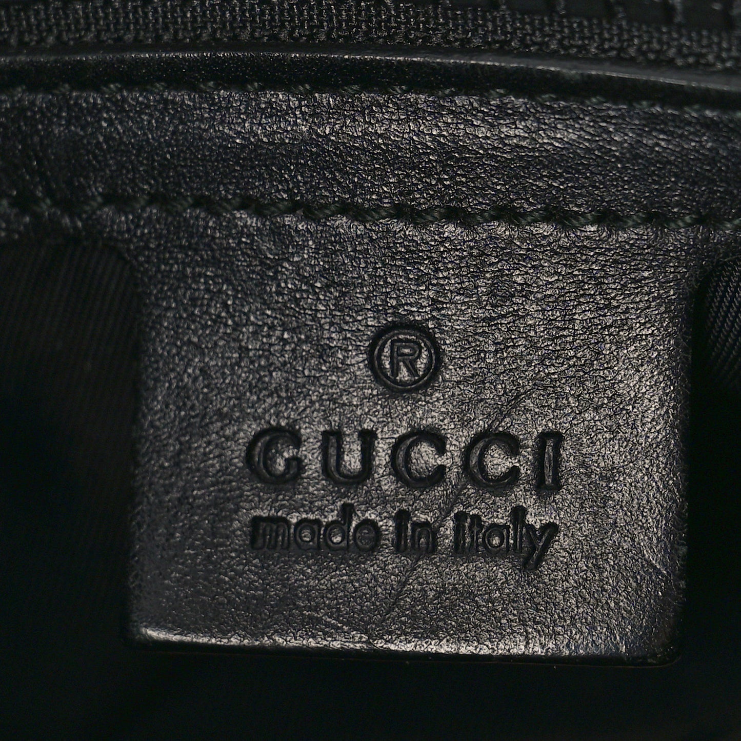 Techno Canvas GucciGhost Double Buckle Backpack Black New Acquamarine