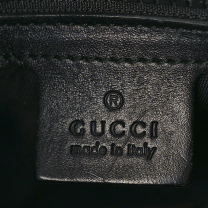 Gucci Techno Canvas GucciGhost Double Buckle Backpack Black New Acquamarine 7 of 13