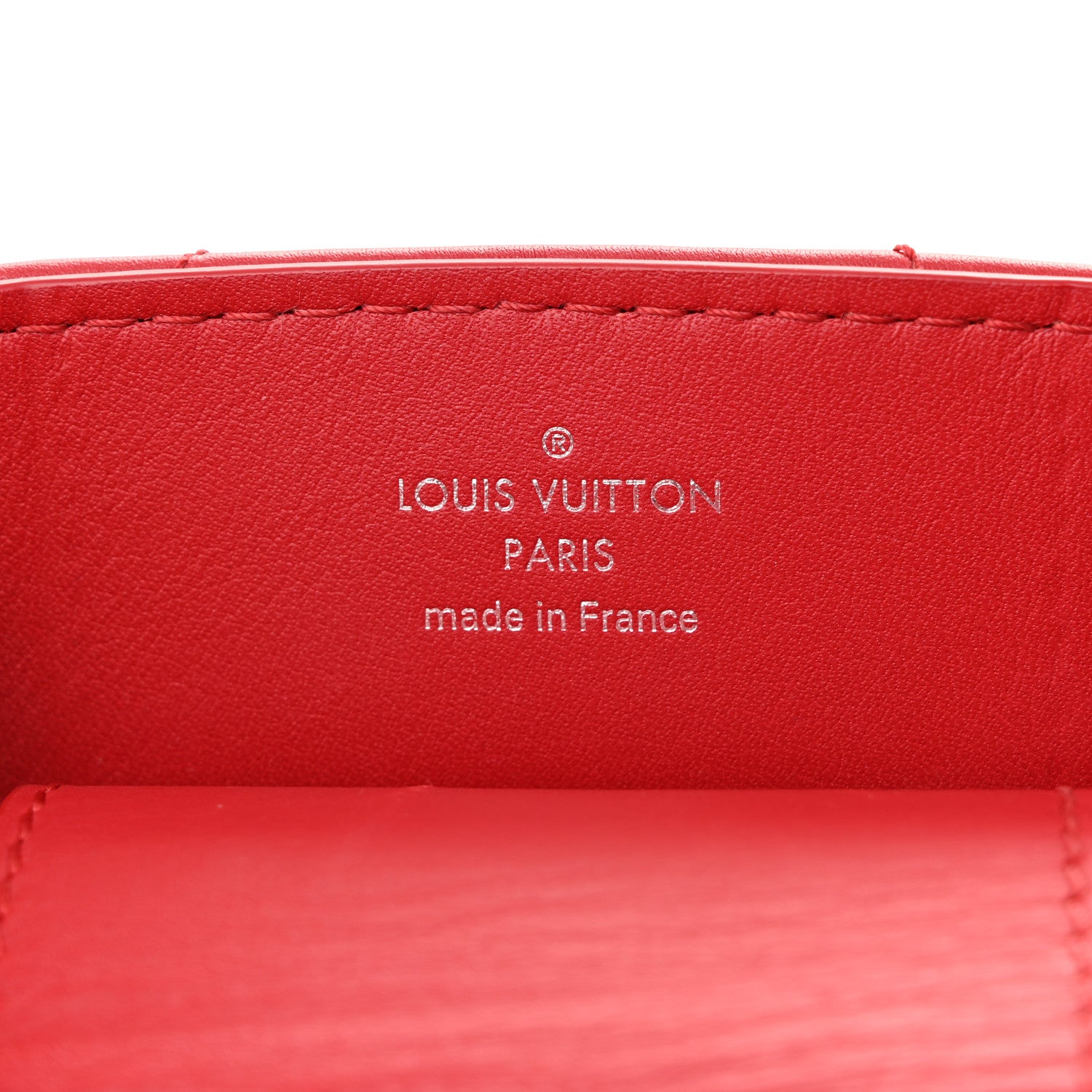 Louis Vuitton Calfskin New Wave Chain Tote Ecarlate 6 of 9