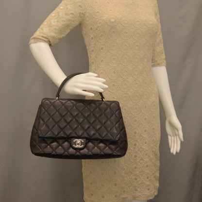 Chanel Caviar Kelly Jumbo Flap Bag Black 2 of 8