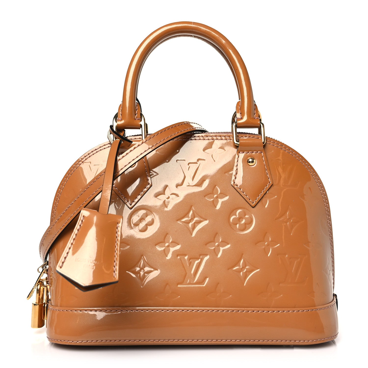 Louis Vuitton Vernis Alma BB Dune 1 of 9