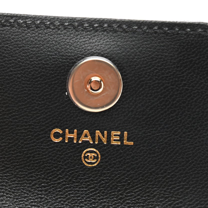 Chanel Goatskin Quilted Airpods Pro Case Belt Black 4 of 7