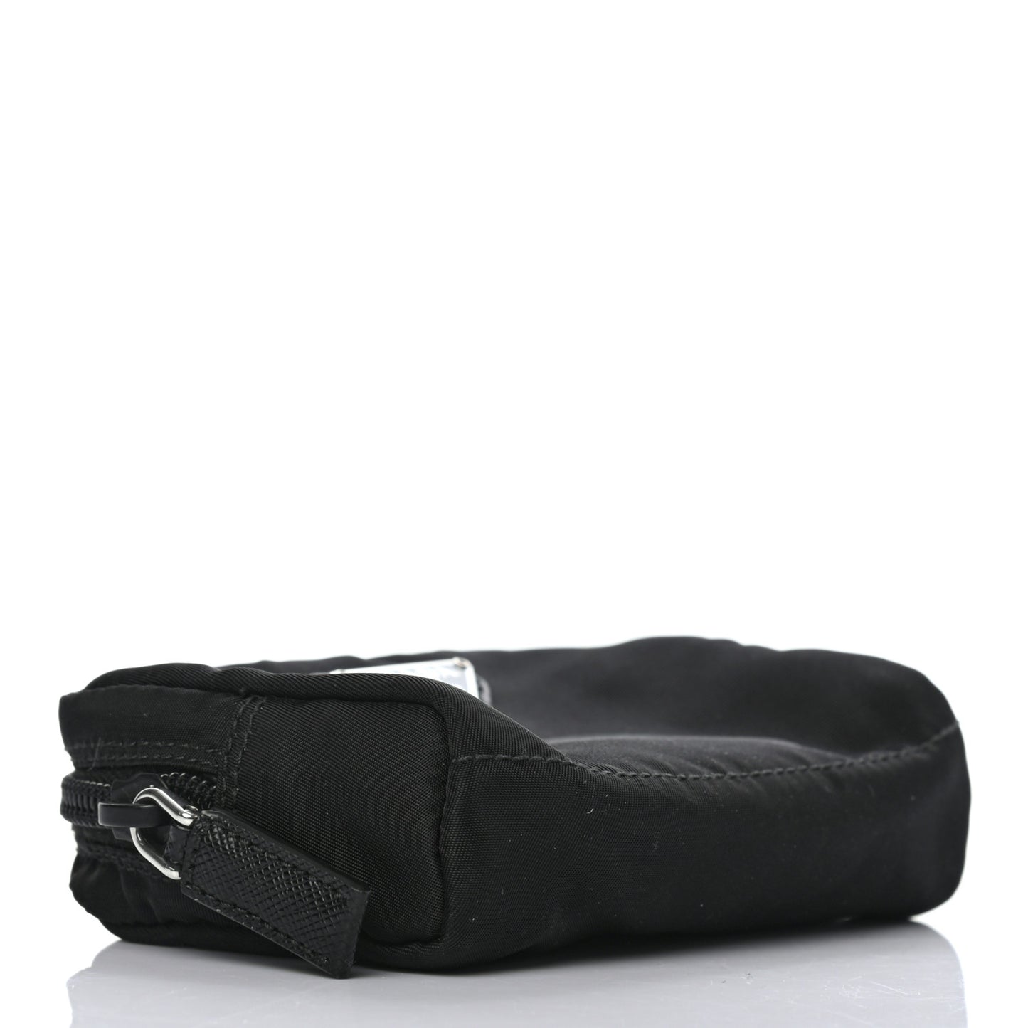 Tessuto Nylon Saffiano Pouch Black