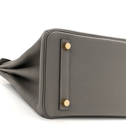 Hermes Togo Birkin 25 Gris Meyer 9 of 13