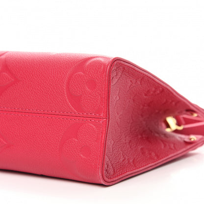 Louis Vuitton Empreinte Monogram Giant Onthego PM Freesia 10 of 14
