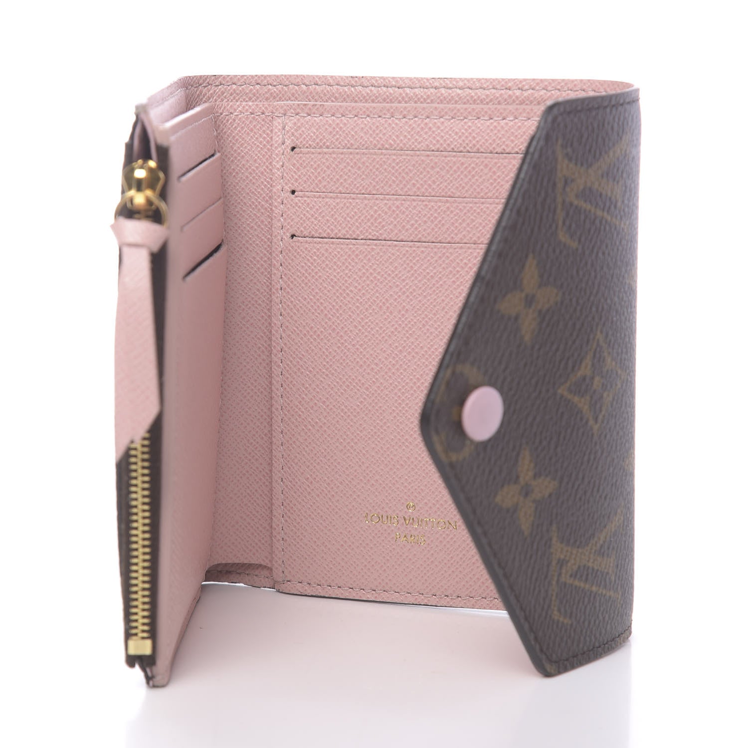 Louis Vuitton Monogram Victorine Wallet Rose Ballerine 5 of 7