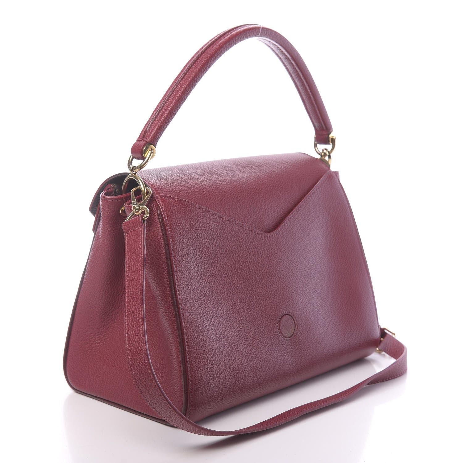 Louis Vuitton Grained Calfskin Monogram Double V Rubis 4 of 14