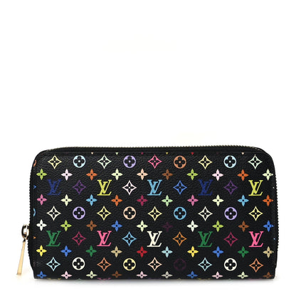 Louis Vuitton Monogram Multicolour Zippy Wallet Black 1 of 7