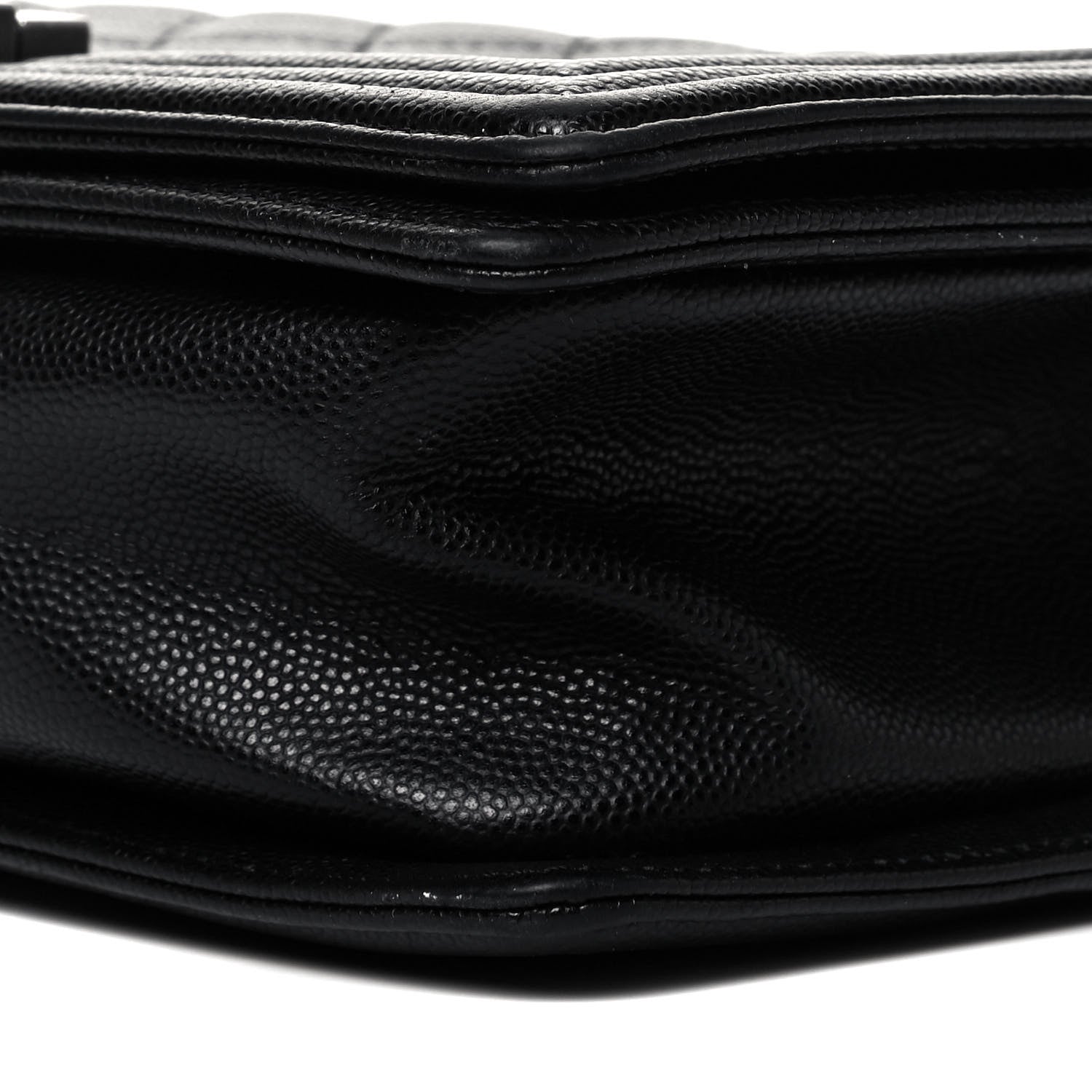 Chanel Caviar Quilted Medium Boy Flap Black 9 of 9