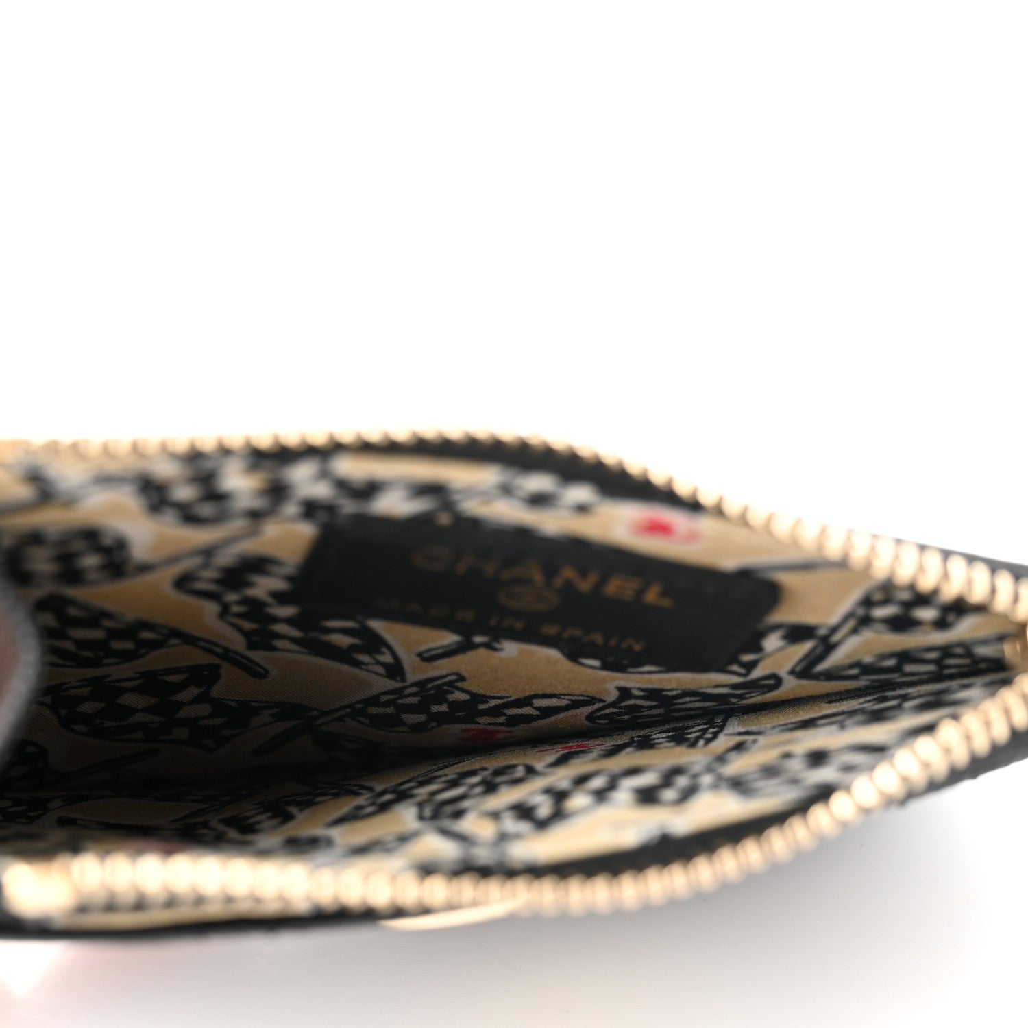 Chanel Caviar Quilted CC Zip Card Holder Black 5 of 8