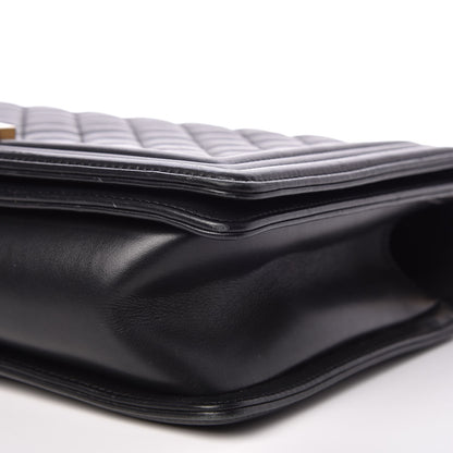 Chanel Calfskin Quilted New Medium Boy Flap Black 10 of 13