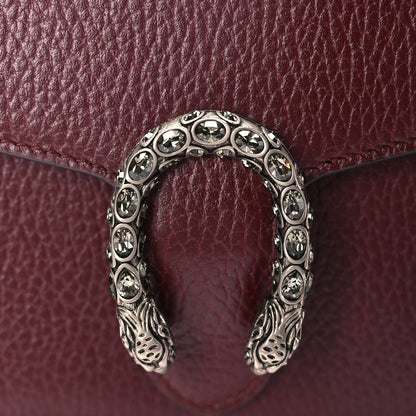 Gucci GUCCI Dollar Calfskin Crystal Mini Dionysus Chain Wallet Vintage Bordeaux 7 of 10