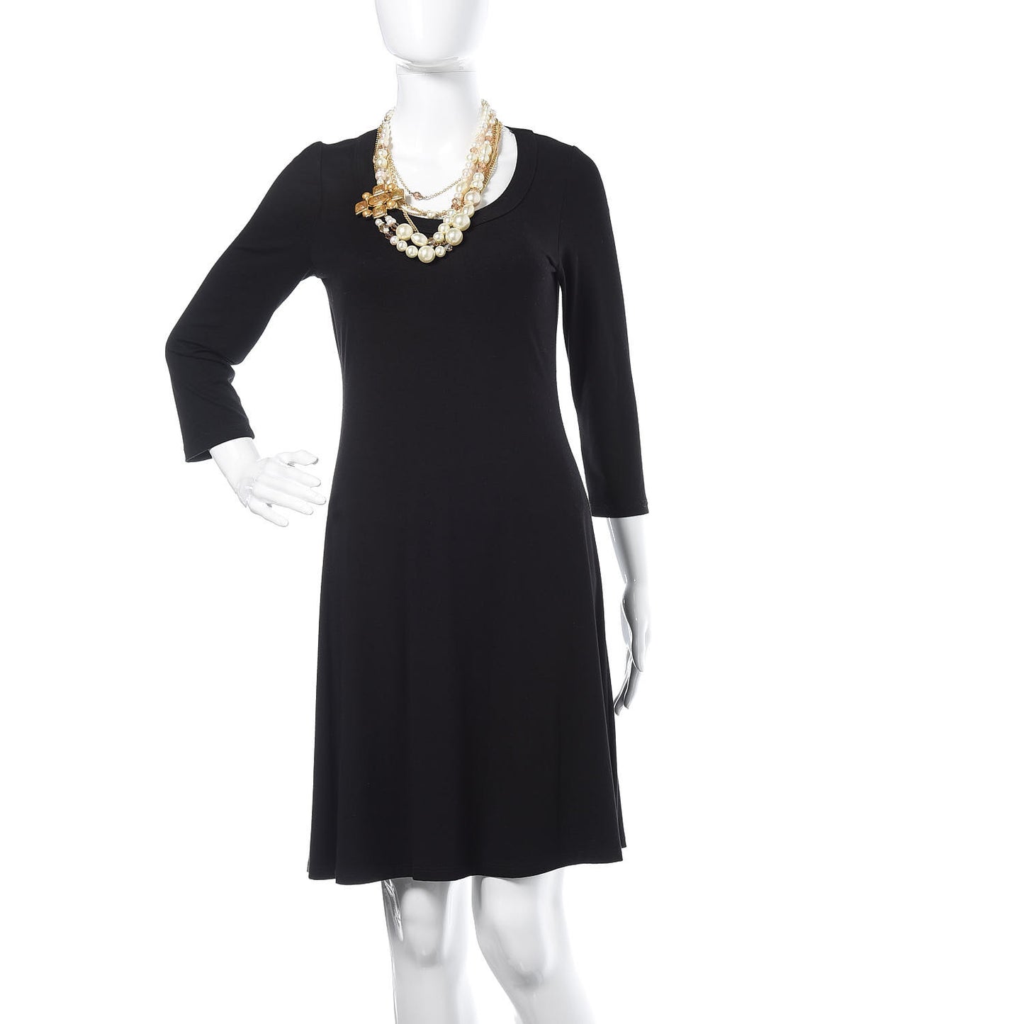 Glass Pearl Gripoix Necklace