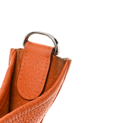 Hermes Taurillon Clemence Evelyne III GM Orange 14 of 15