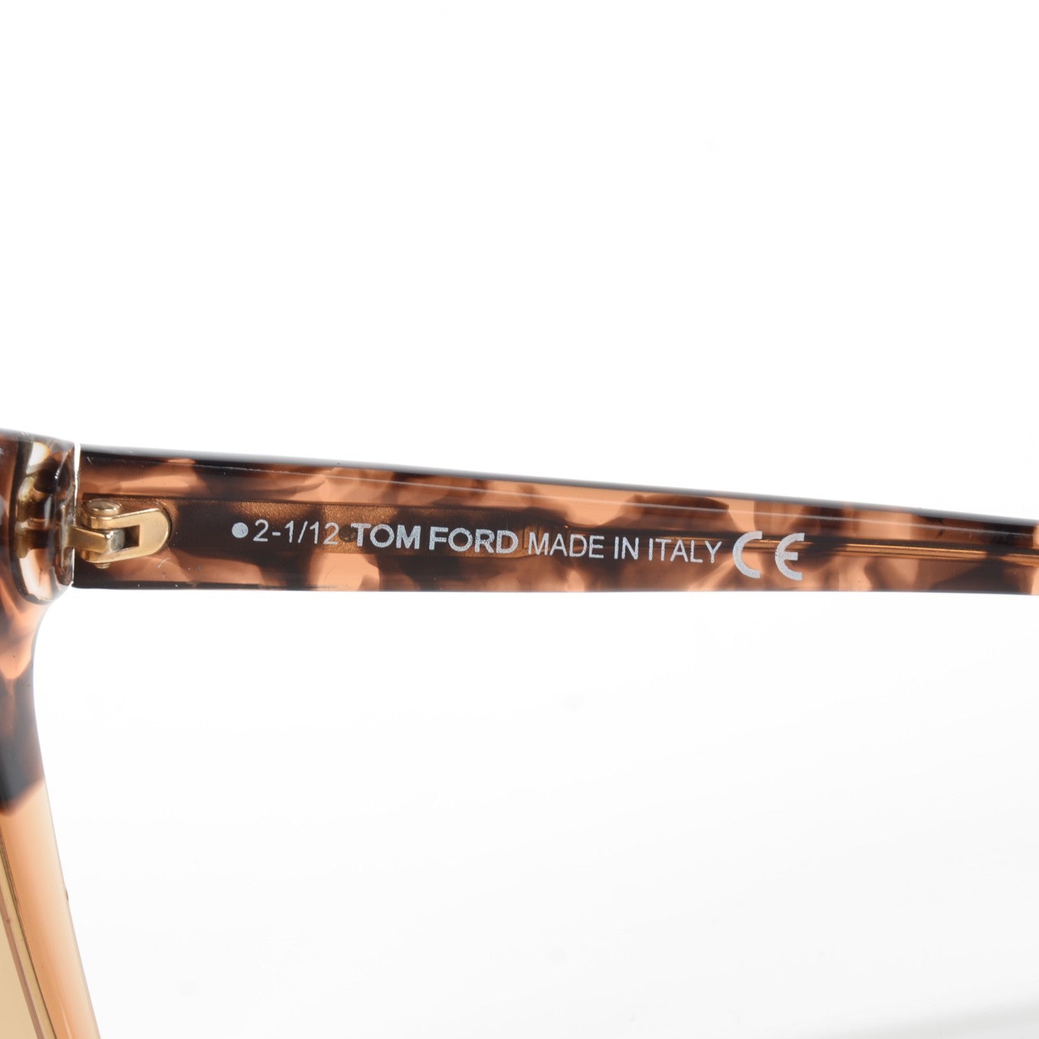 Tom Ford Carli Oversize Square Cateye Sunglasses TF295 Blonde Havana 5 of 7
