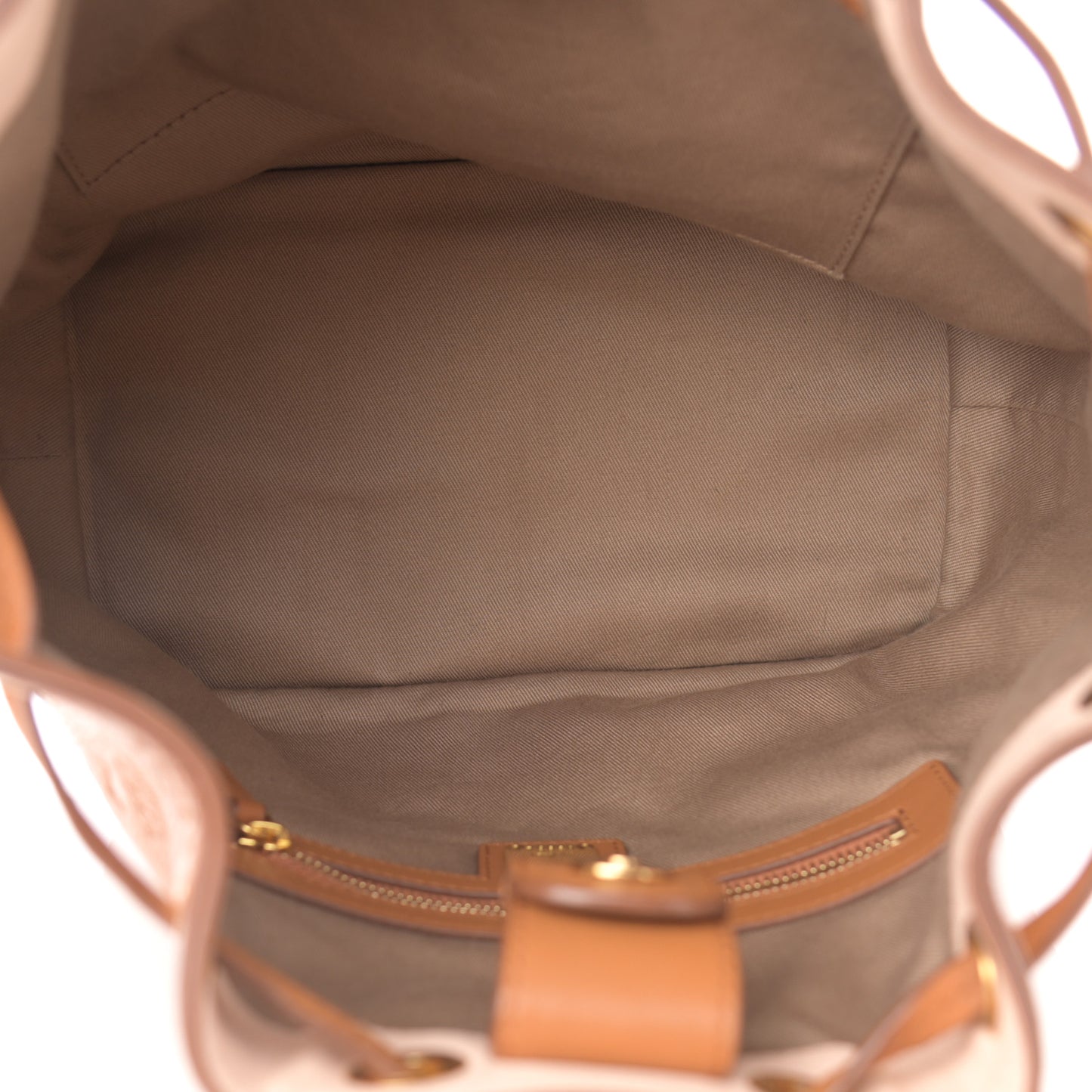 Calfskin Ottomar Monogram Essential Bucket Cognac