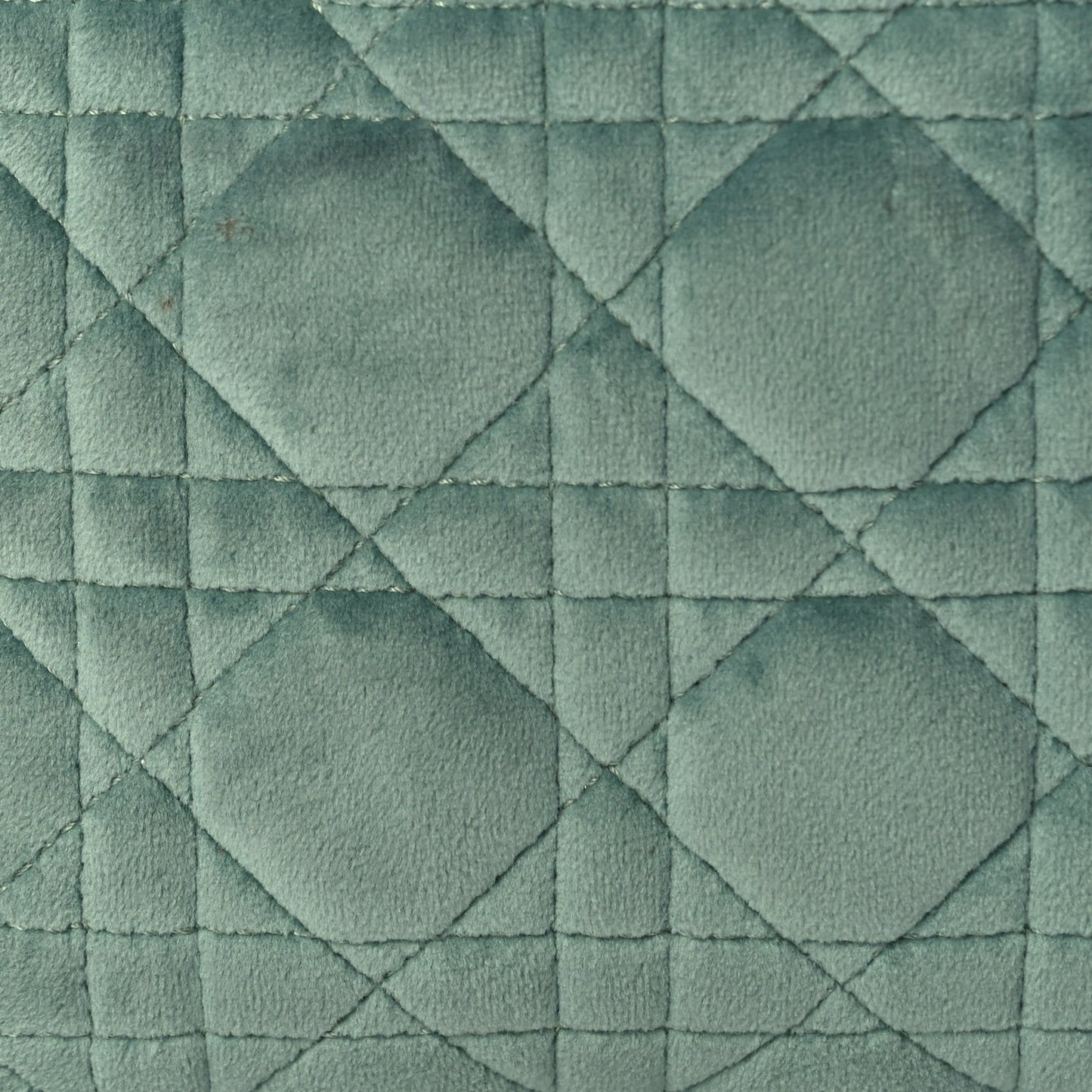 Velvet Mini Lady Dior Green