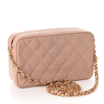Chanel Caviar Quilted Small CC Camera Case Pink 3 of 12