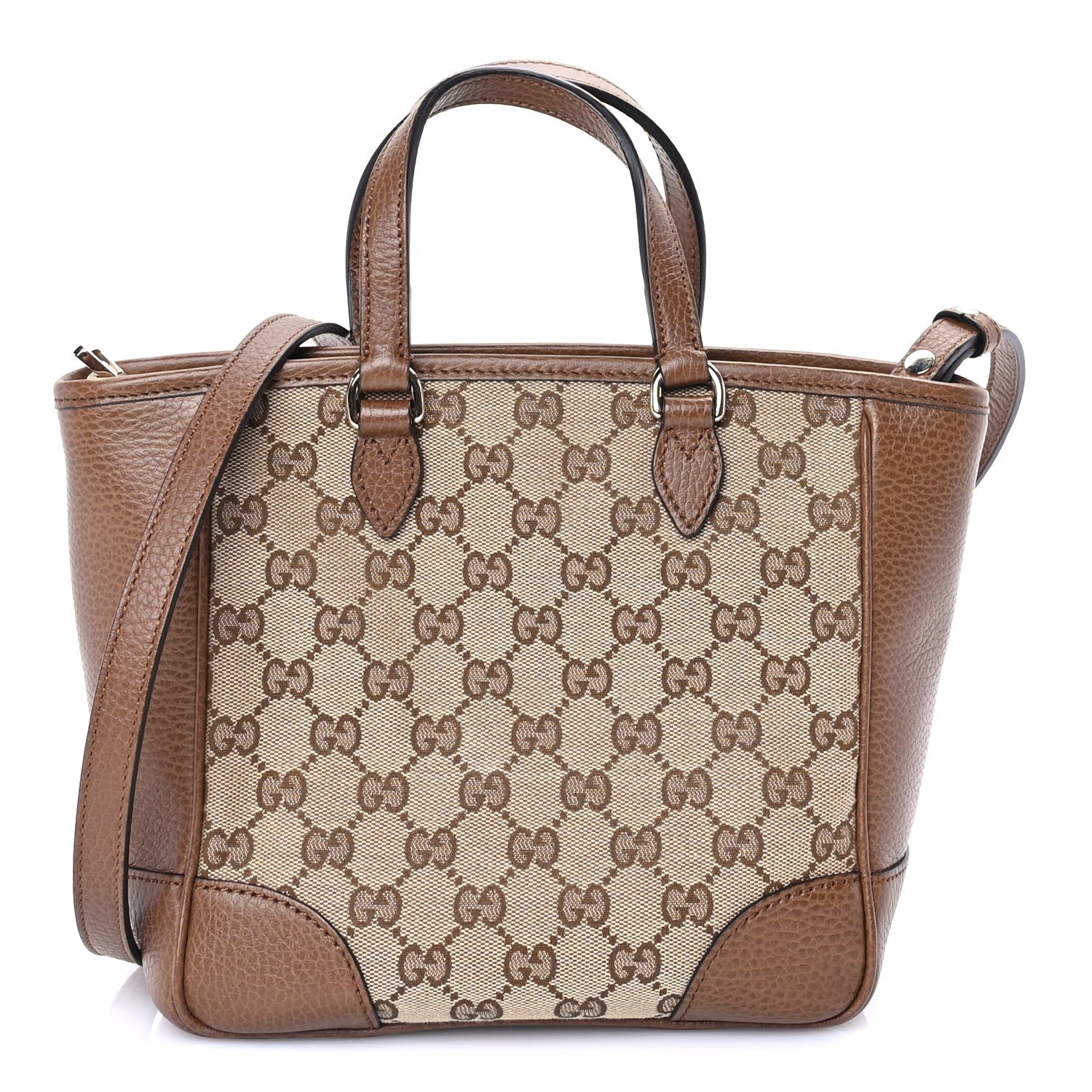 Gucci Monogram Small Bree Tote Beige Tabacco 1 of 8